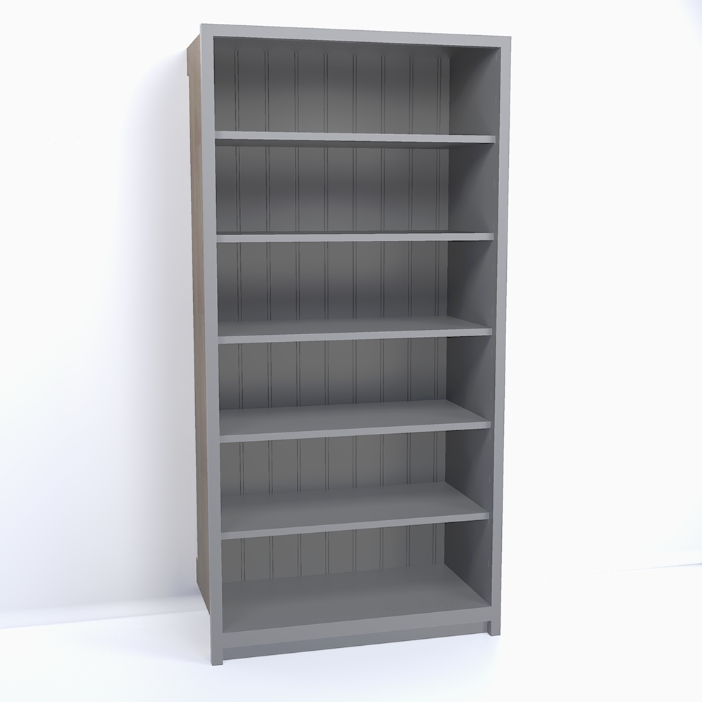 Open Cabinet, 5 Shelves
