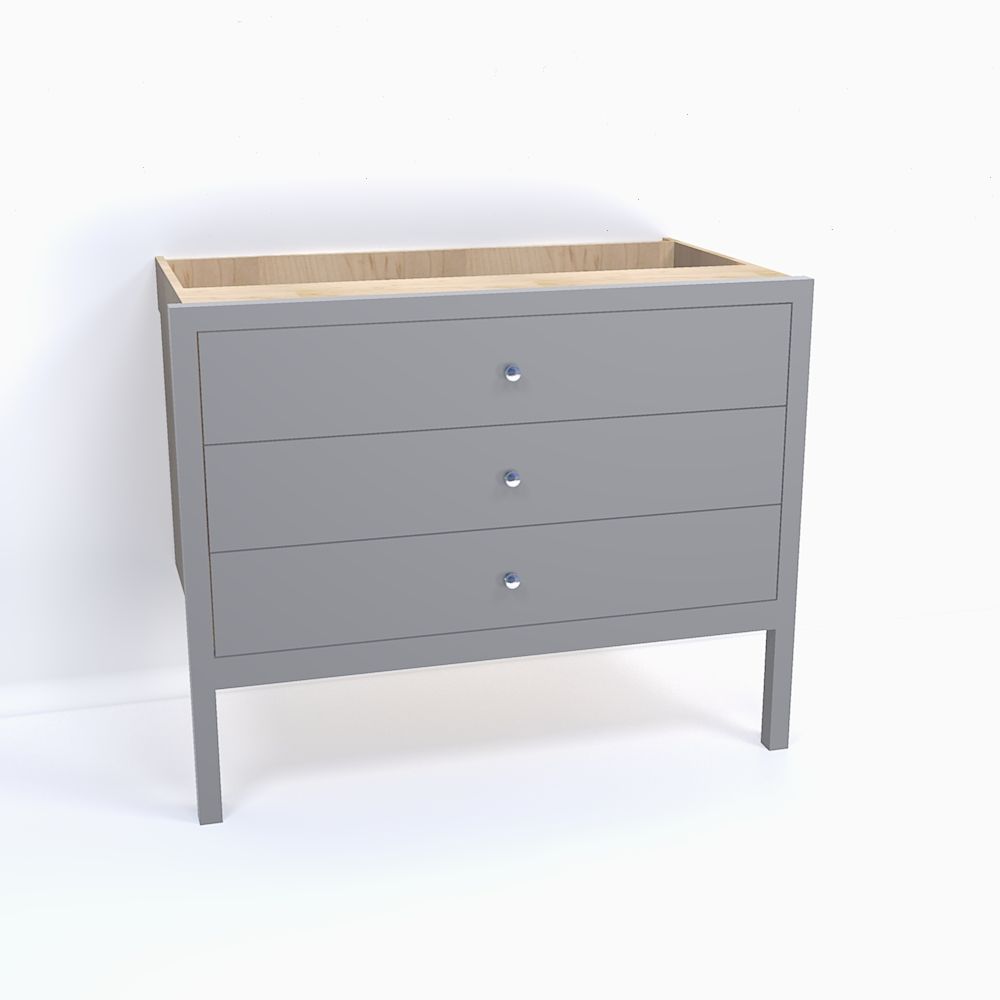 3 Drawer Floating Cabinet