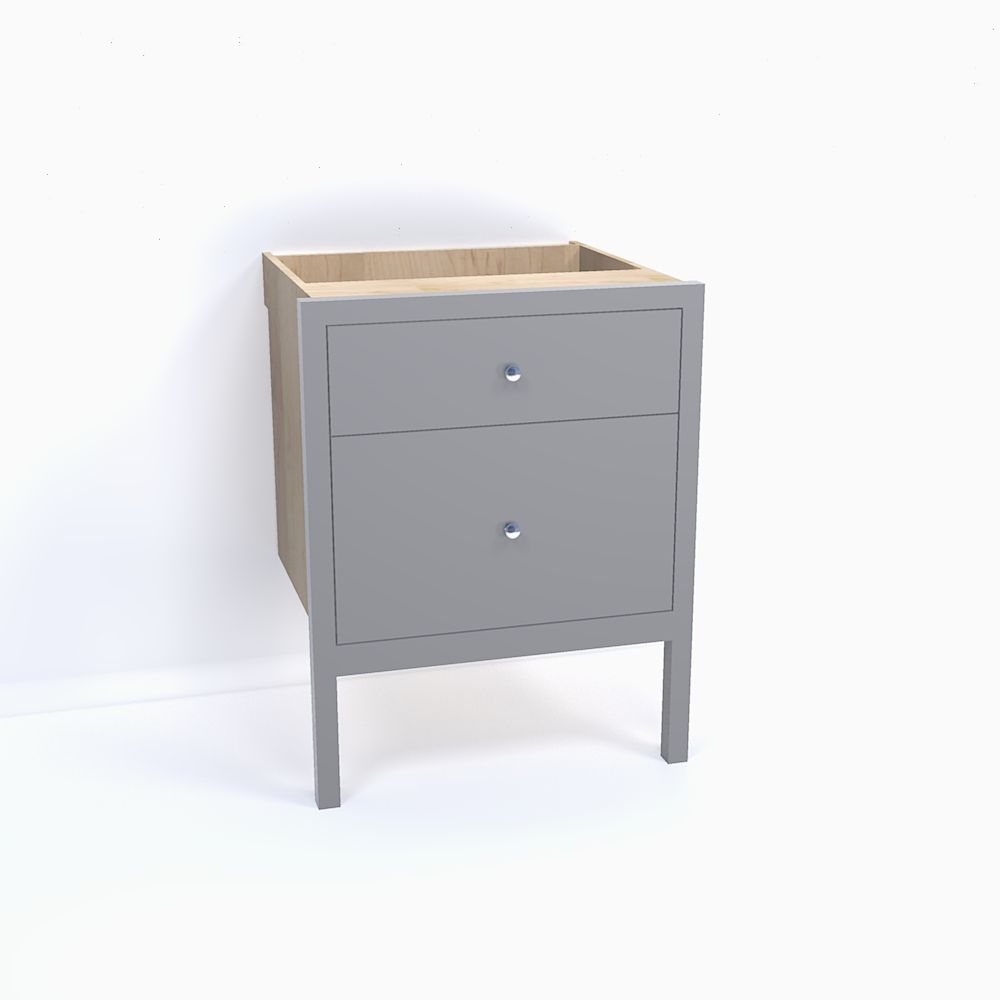 2 Drawer Floating Cabinet