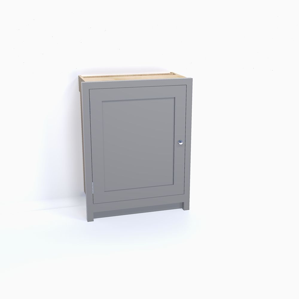 Single Door Cabinet, 1 Shelf (320mm deep)