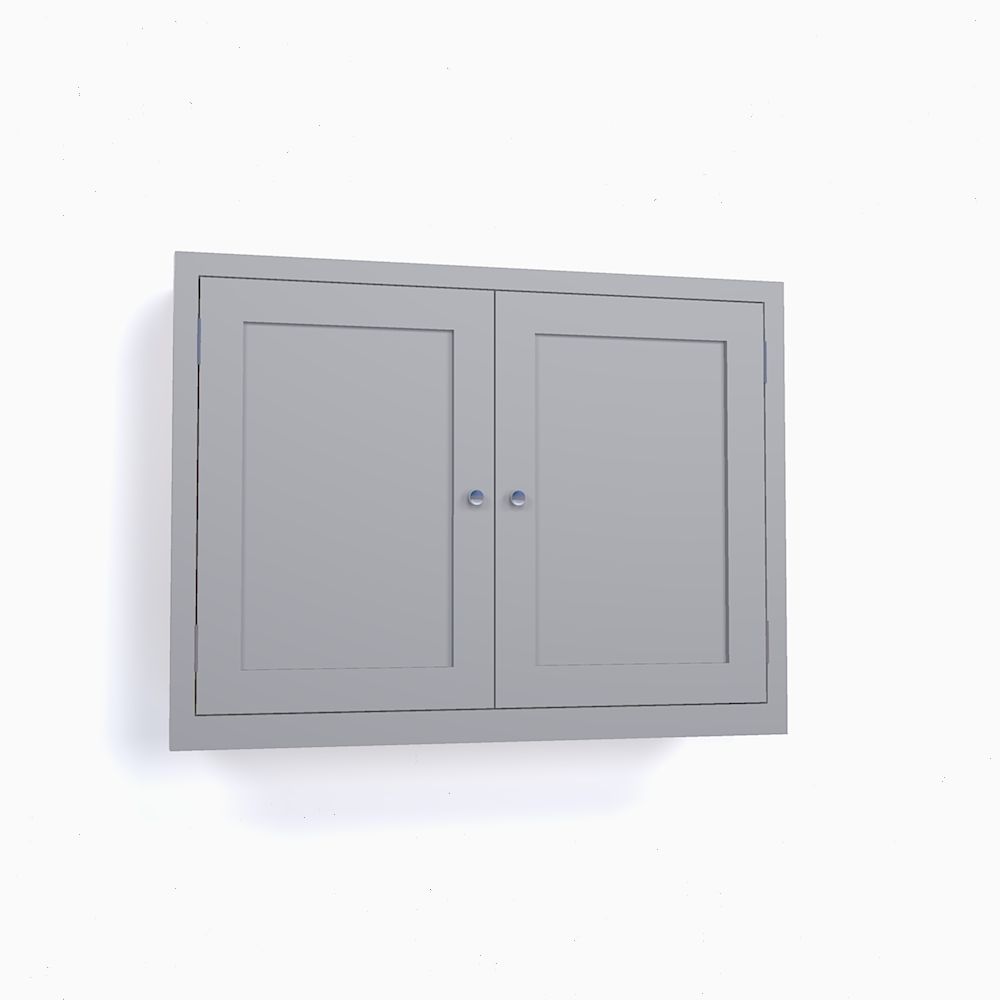 Two Door Cabinet - 2 Shelves