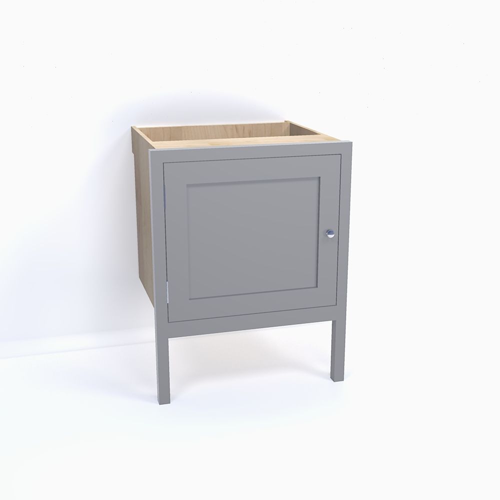 Single Door Cabinet, 1 Shelf