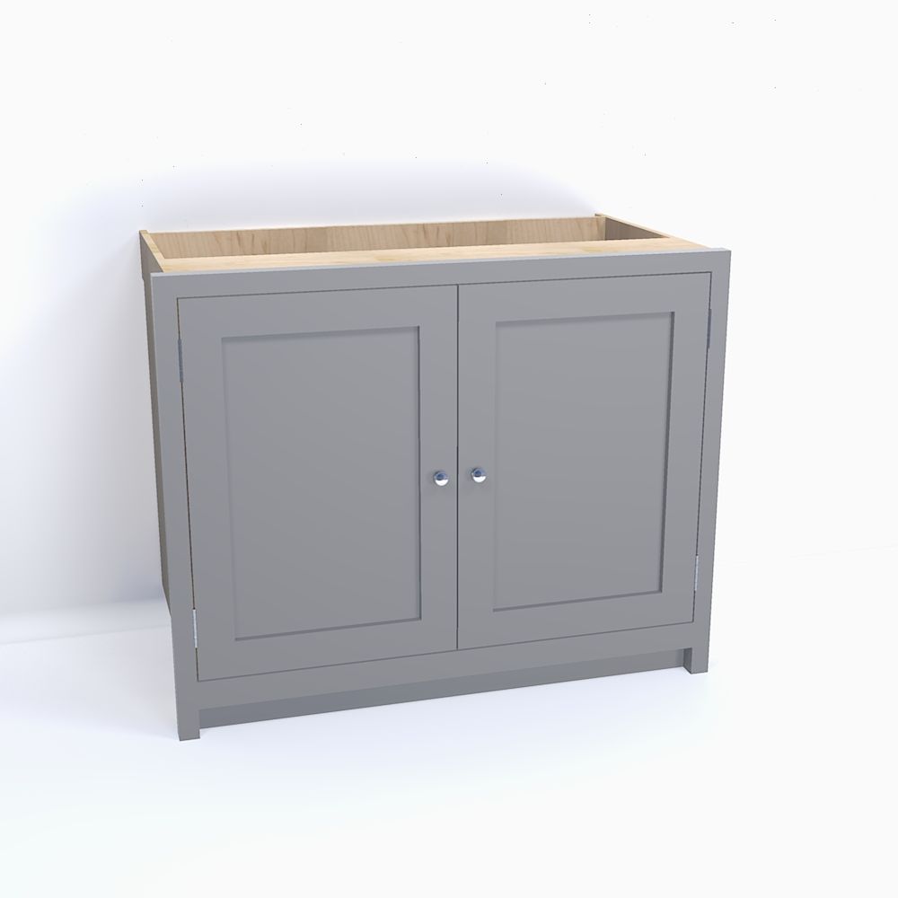 Two Door Cabinet, 1 Shelf