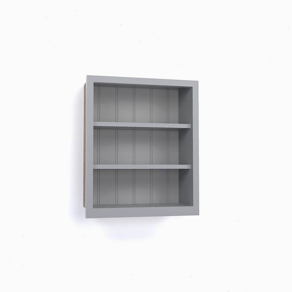 Open Cabinet, 2 Shelves
