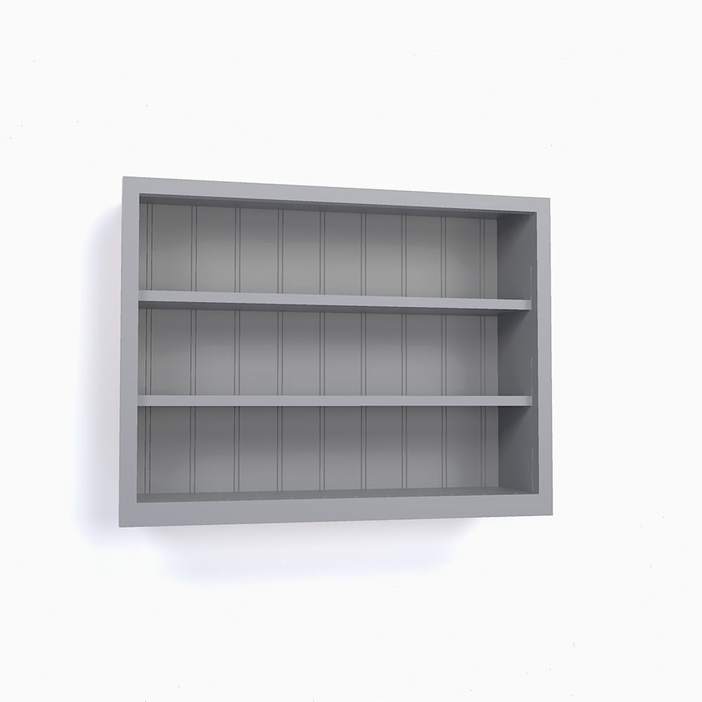 Open Cabinet, 2 Shelves