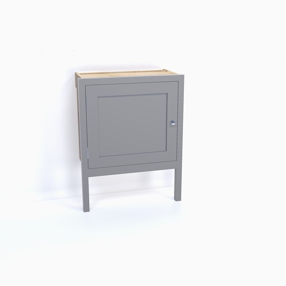 Single Door Cabinet, 1 Shelf (320mm deep)